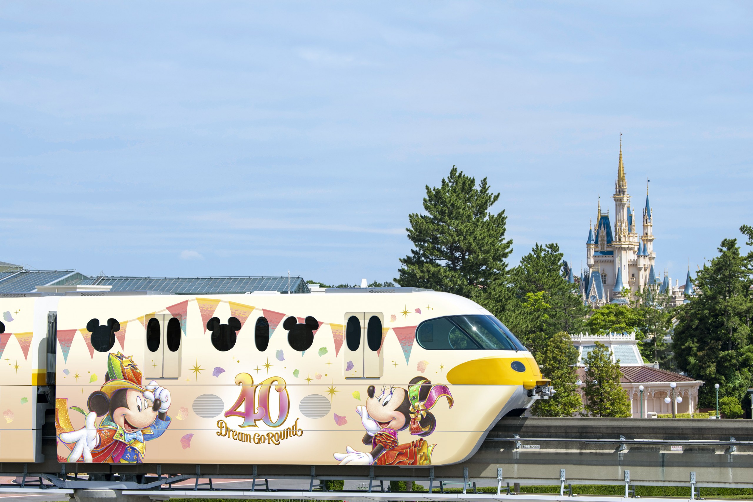 舞浜リゾートライン】「東京ディズニーリゾート」40周年を記念