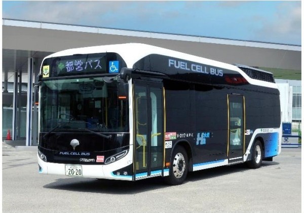 東京都、燃料電池バスのラッピング広告販売開始
