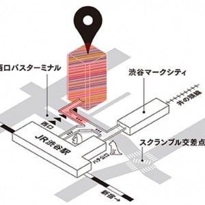 広域渋谷圏にて桜田通の大規模プロモーションを皮切りに、都市のメディア化計画始動