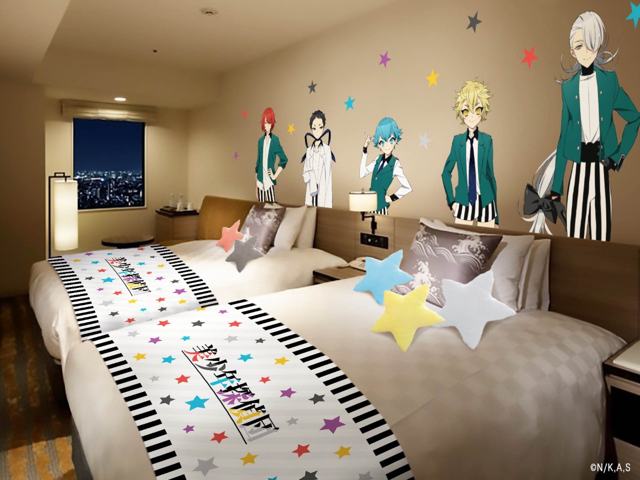 物語シリーズ サンシャインシティコラボホテル 宿泊特典 アクリルパネル サンシャインシティプリンスホテル】美少年探偵団とコラボした